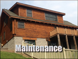  Yeaddiss, Kentucky Log Home Maintenance